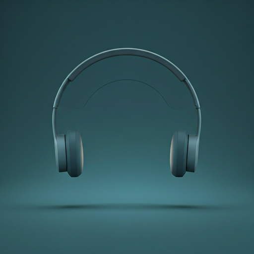 Abstract soundwave forming human patterns