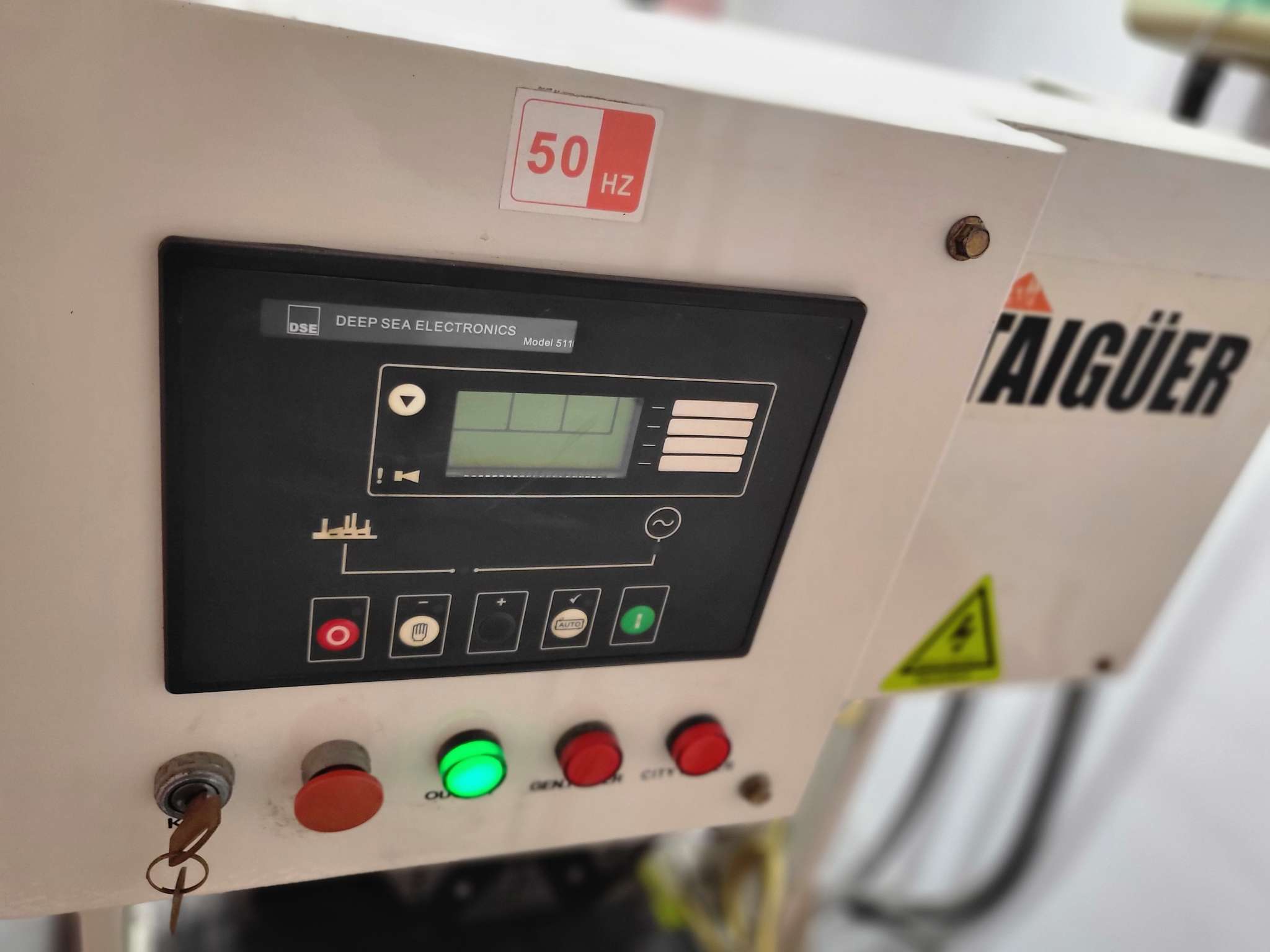 Cuadro del grupo electrógeno