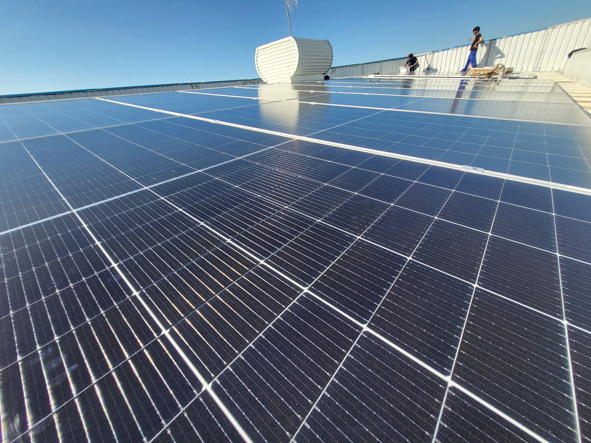 Planta solar fotovoltaica del datacenter