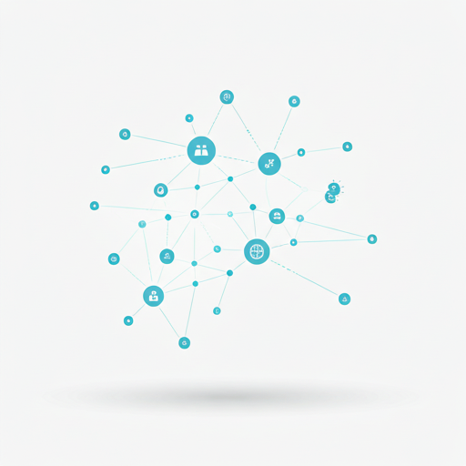 Vector illustration of network connections