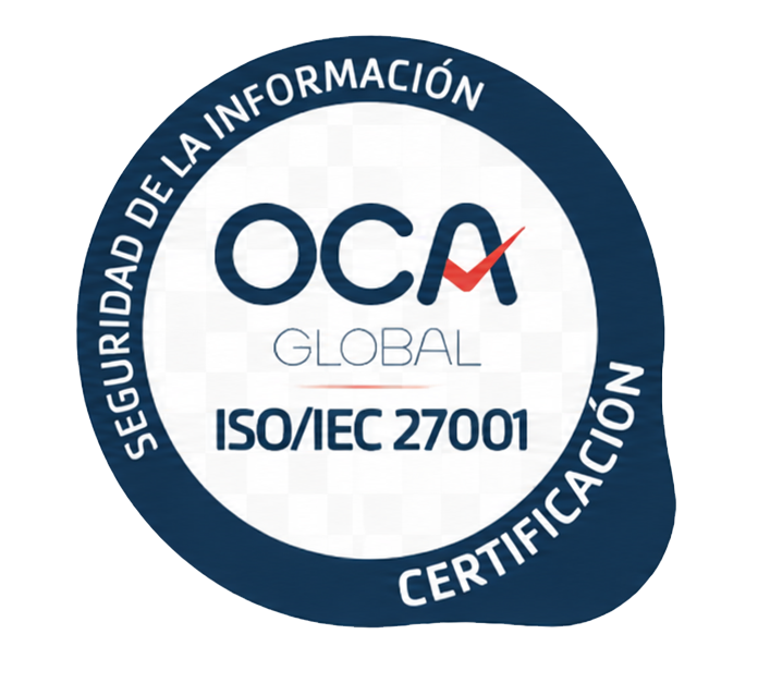 Logotipo de certificación ISO/IEC 27001